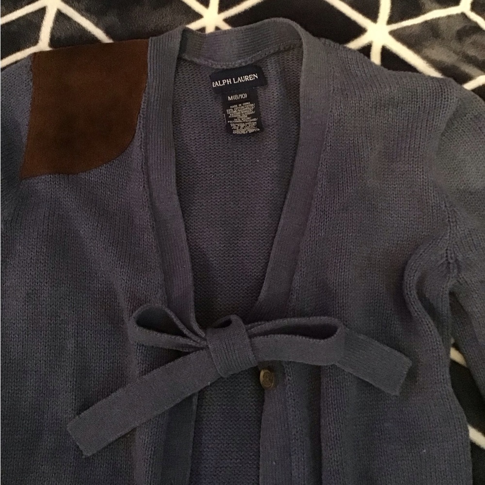 Tie cardigan